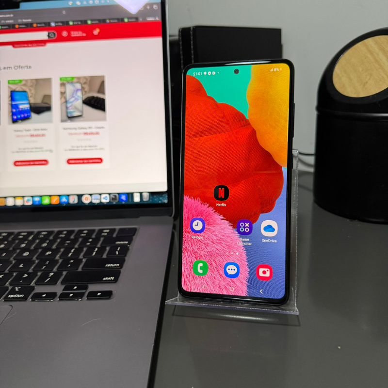 Galaxy A51 - Dual Chip - 4GB Ram - 128GB Armazenamento (Semi-Novo)